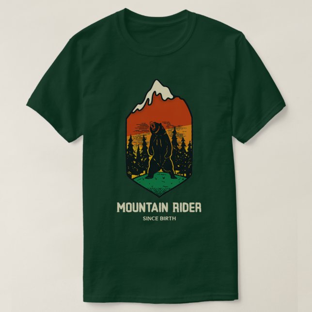 Camiseta Montaña Rider desde su nacimiento (Diseño del anverso)