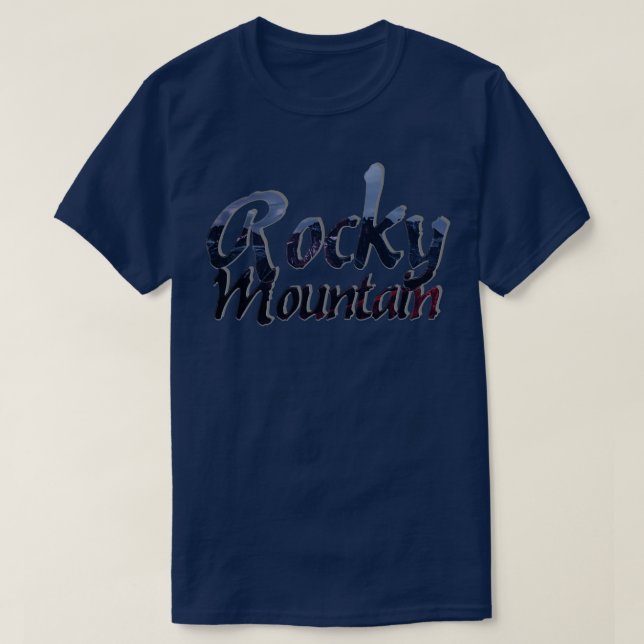 Camiseta Montaña Rocosa (Diseño del anverso)