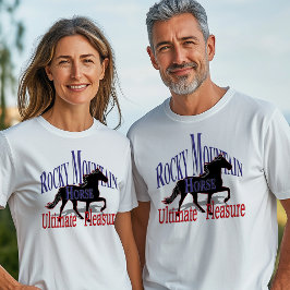 Camiseta Montaña Rocosa Caballo Último Placer