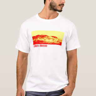 Camiseta Montaña roja T de la mota del sur