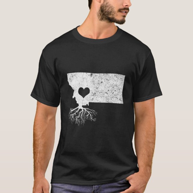 Camiseta Montana Roots I Love Montana (Anverso)
