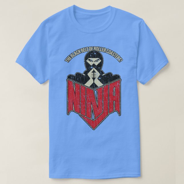 Camiseta Montaña rusa El Ninja 1988 (Diseño del anverso)