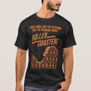 Camiseta Montaña Rusa Parque de Diversiones Lindo Niños