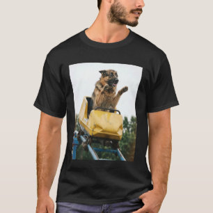 Camiseta Montaña Rusa Perro Divertida Meme Gráfica Tonta Al