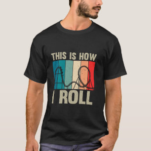 Camiseta Montaña Rusca Vintage Jóvenes Hombres Mujeres Niño