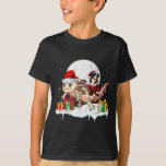 Camiseta Montaña Santa Entlebucher Riding Axolotl Christma<br><div class="desc">Propietario de los Navidades de Santa Entlebucher Mountain Riding Axolotl</div>