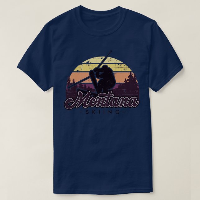 Camiseta Montana Ski trip1 (Diseño del anverso)