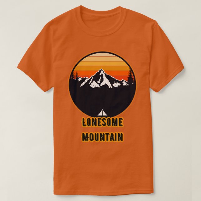 Camiseta Montaña solitaria (Diseño del anverso)