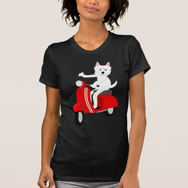 Camiseta Montaña Terrier blanco del oeste (Anverso)