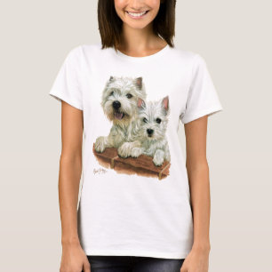 Camiseta Montaña Terrier blanco del oeste