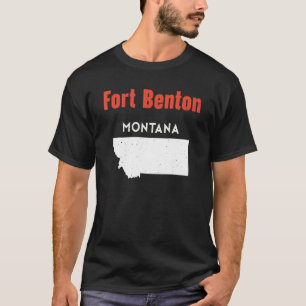 Camiseta Montana Usa State America Travel Montanan Fort Ben