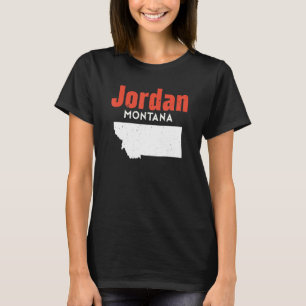 Camiseta Montana Usa State America Travel Montanan Jordan