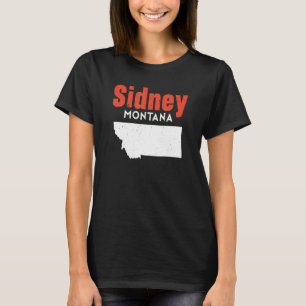 Camiseta Montana Usa State America Travel Montanan Sidney