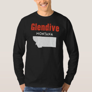 Camiseta Montana Usa State America Viaja Montanan Glendive