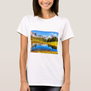 Camiseta Montaña verde primavera (primavera)