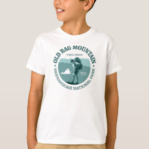 Camiseta Montaña vieja del trapo (rd)