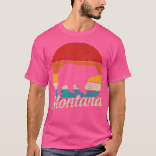 Camiseta Montana Vintage Grizzly Bear Camping Senderismo So