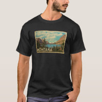 Camiseta Montana Vintage Travel