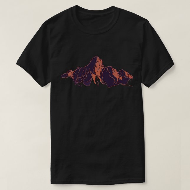Camiseta Montaña Wanderlust (Diseño del anverso)