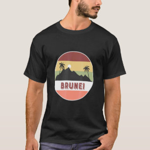 Camiseta Montaña Y Palmeras De Brunéi