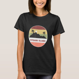 Camiseta Montaña Y Palmeras De Las Islas Pitcairn