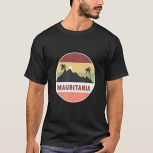 Camiseta Montaña Y Palmeras De Mauritania