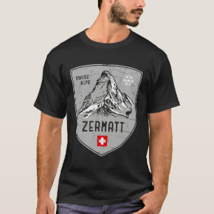 Camiseta Montaña Zermatt Suiza Emblem Hoodie