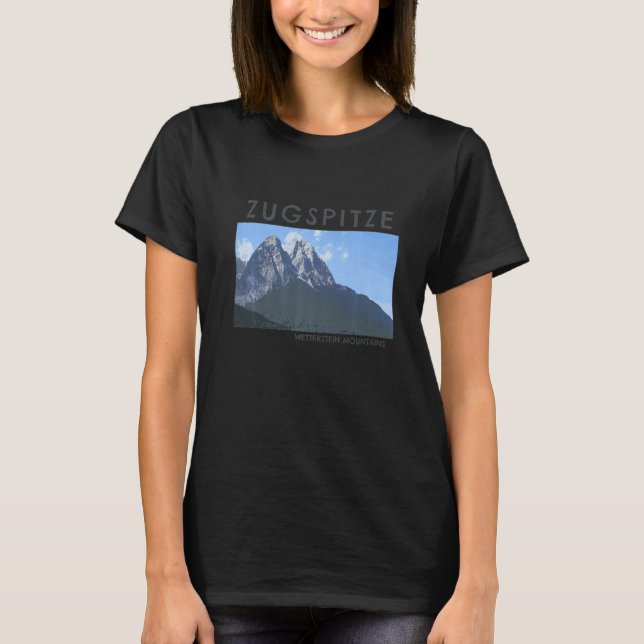 Camiseta Montaña Zugspitze Peak Alemania (Anverso)