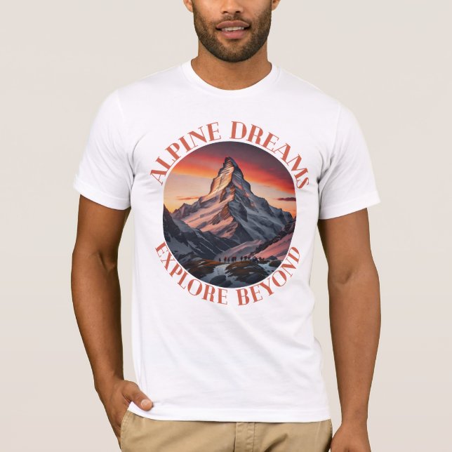 Camiseta montañas (Anverso)
