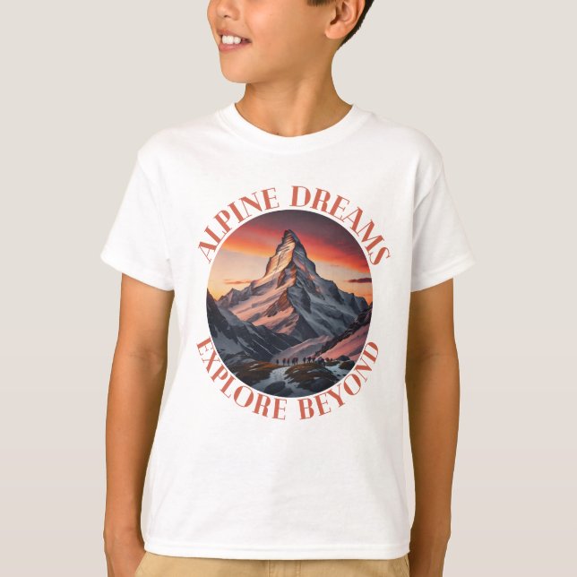 Camiseta montañas (Anverso)