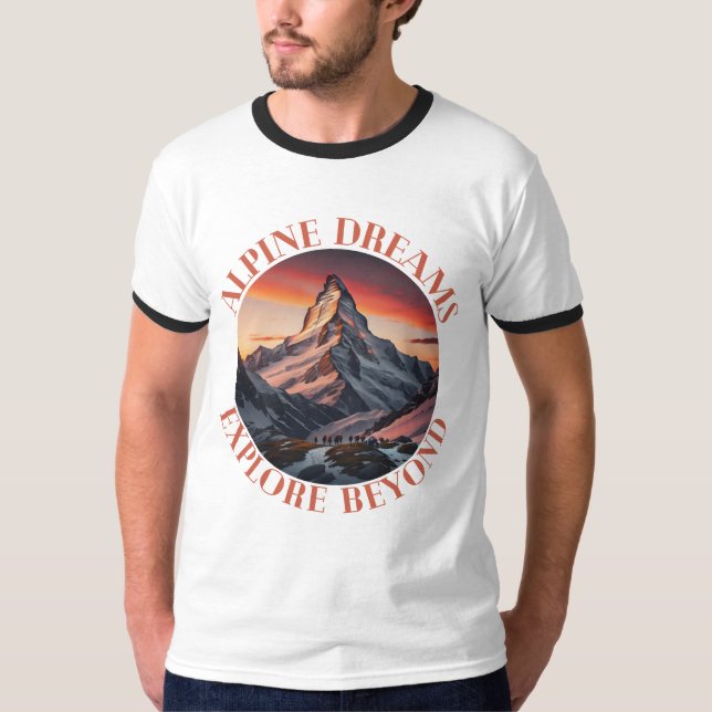 Camiseta montañas (Anverso)