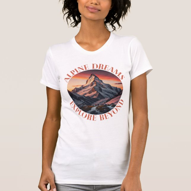 Camiseta montañas (Anverso)