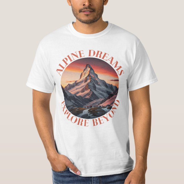 Camiseta montañas (Anverso)