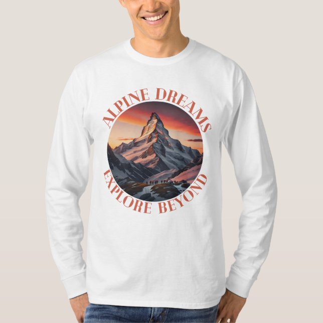 Camiseta montañas (Anverso)