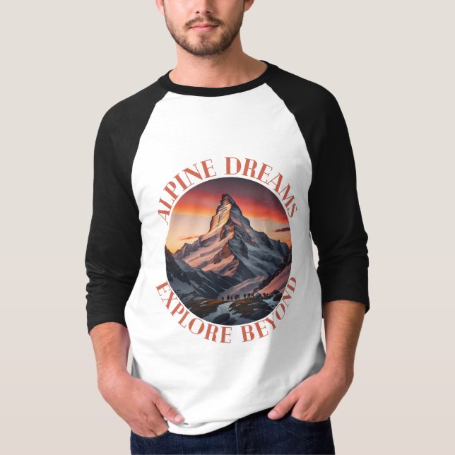 Camiseta montañas (Anverso)