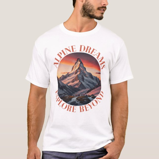 Camiseta montañas (Anverso)
