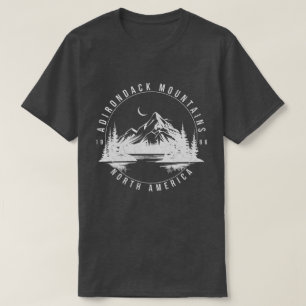 Camiseta Montañas Adirondack Retro Vintage 1986