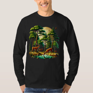 Camiseta Montañas Adventure Outdoor Wildlife Nature Animal