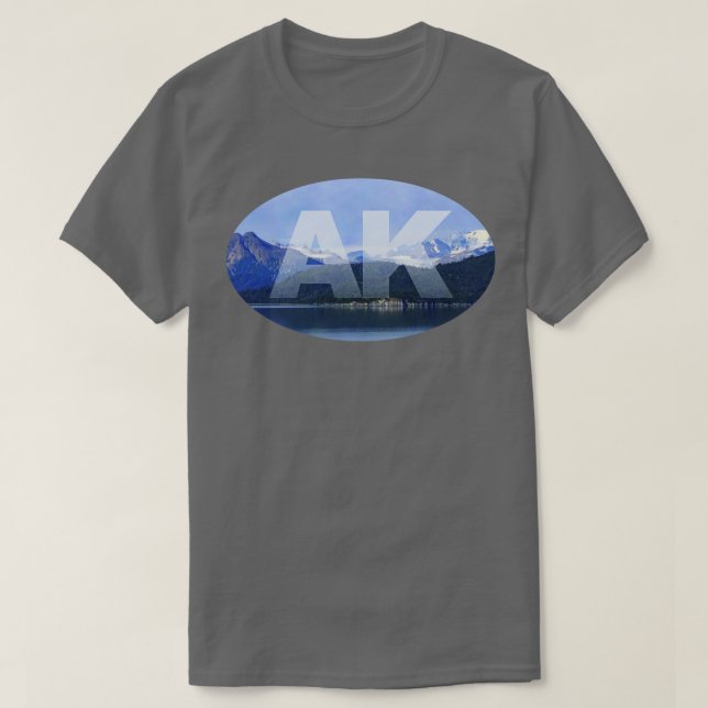 Camiseta Montañas Alaska TShirt 2 (Diseño del anverso)
