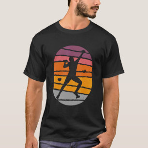 Camiseta Montañas alpinas escalando roca con rocas rojas