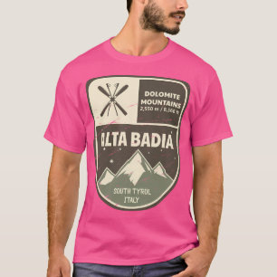 Camiseta Montañas Alta Badia Dolomita Italia