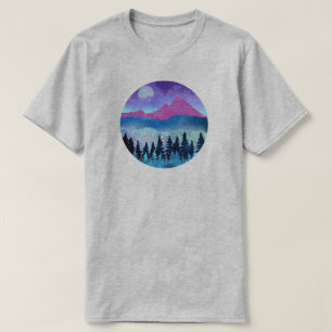 Camiseta Montañas Amethyst Mist