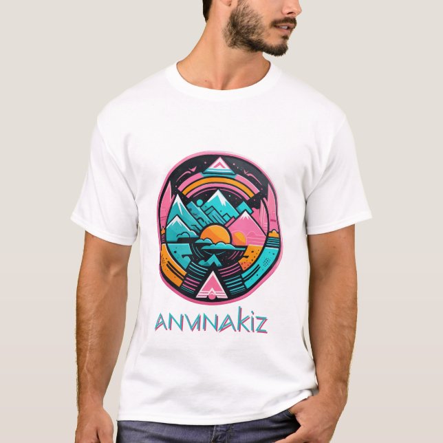 Camiseta Montañas Anunakiz Anunnaki de Ninhursag (Anverso)