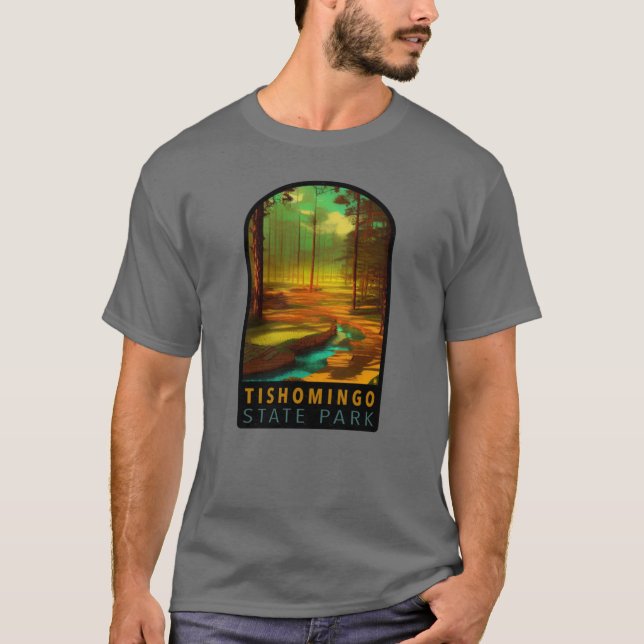 Camiseta Montañas Apalaches Parque Estatal Tishomingo Missi (Anverso)