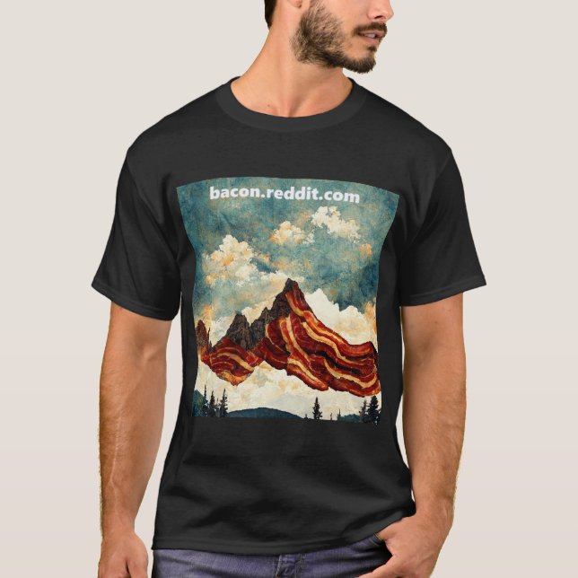 Camiseta Montañas Bacon Rocky (Anverso)