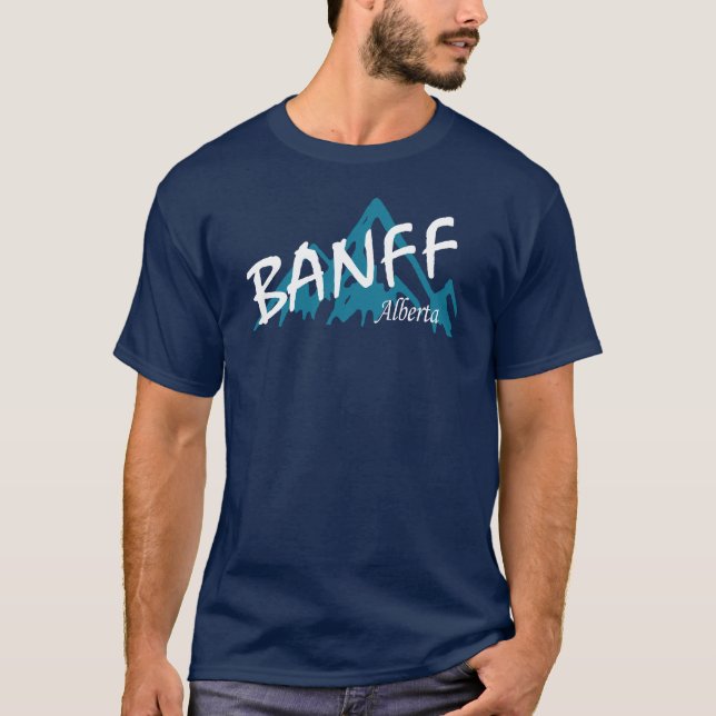 Camiseta Montañas Banff Alberta (Anverso)