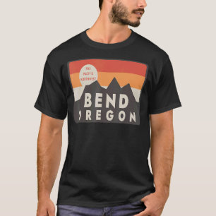 Camiseta Montañas Bend Oregon Vida al aire libre al atardec