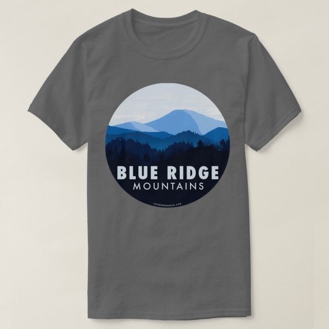 Camiseta Montañas Blue Ridge (Diseño del anverso)