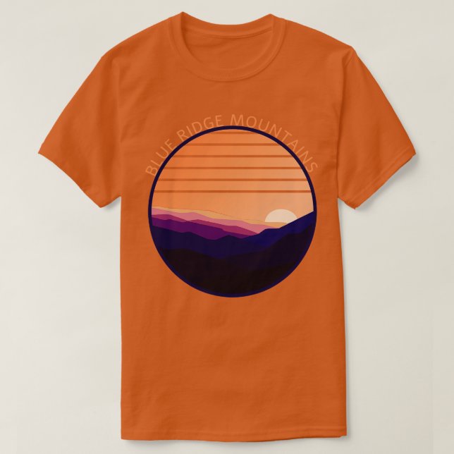 Camiseta Montañas Blue Ridge Apalachia Appalachian (Diseño del anverso)