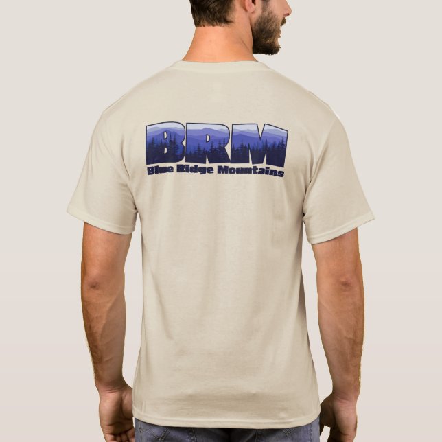 Camiseta Montañas Blue Ridge BRM Vibes al Aire Libre (Reverso)